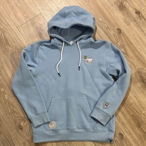 Men's light blue GOAT USA Hoodie adult medium